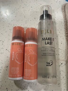 Milani Make It Last Setting Sprays - Peach & Clear Mist Duo